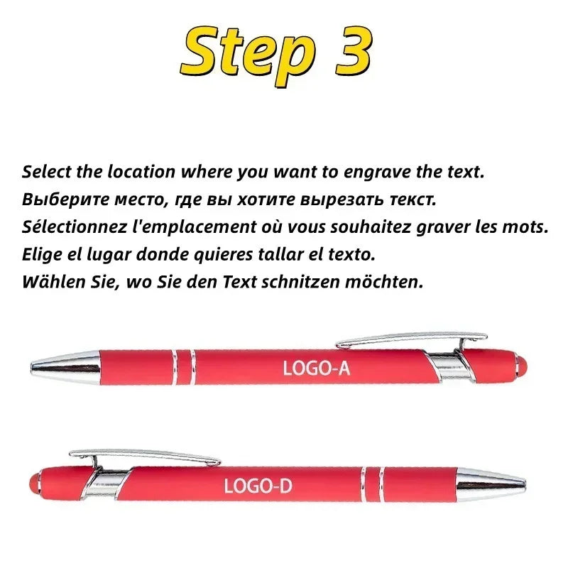 50pcs Metal Stylus Ballpoint Pen Set