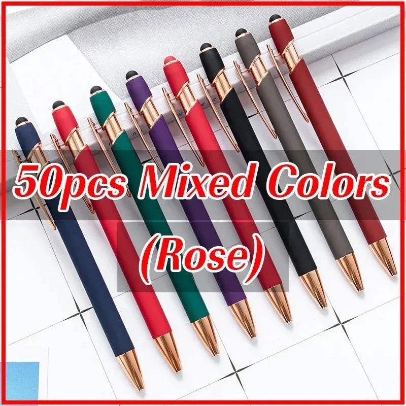 50pcs Metal Stylus Ballpoint Pen Set