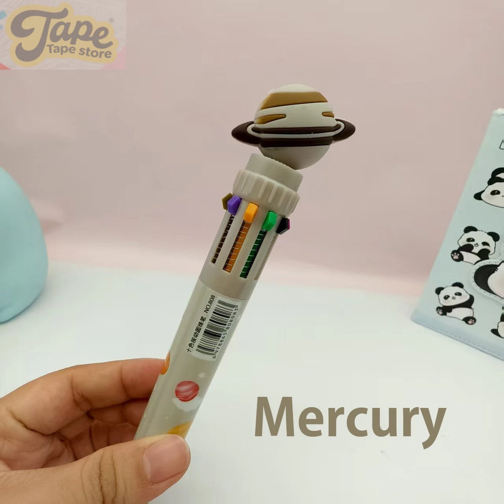 10-Color Astronaut Ballpoint Pen Set