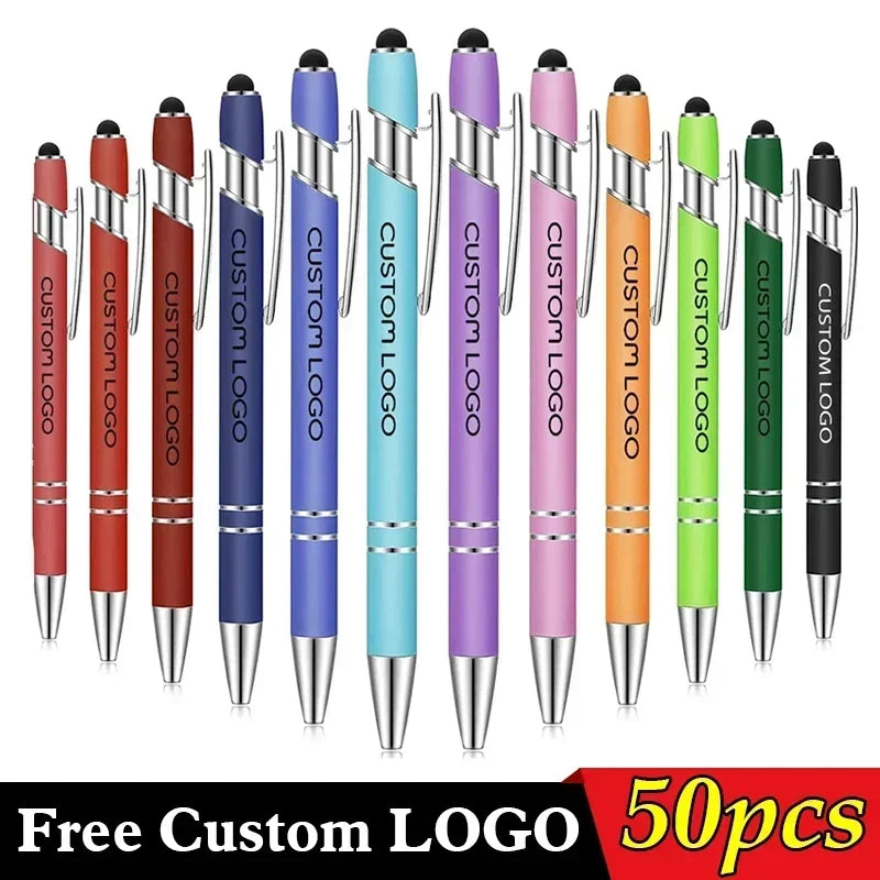 50pcs Metal Stylus Ballpoint Pen Set