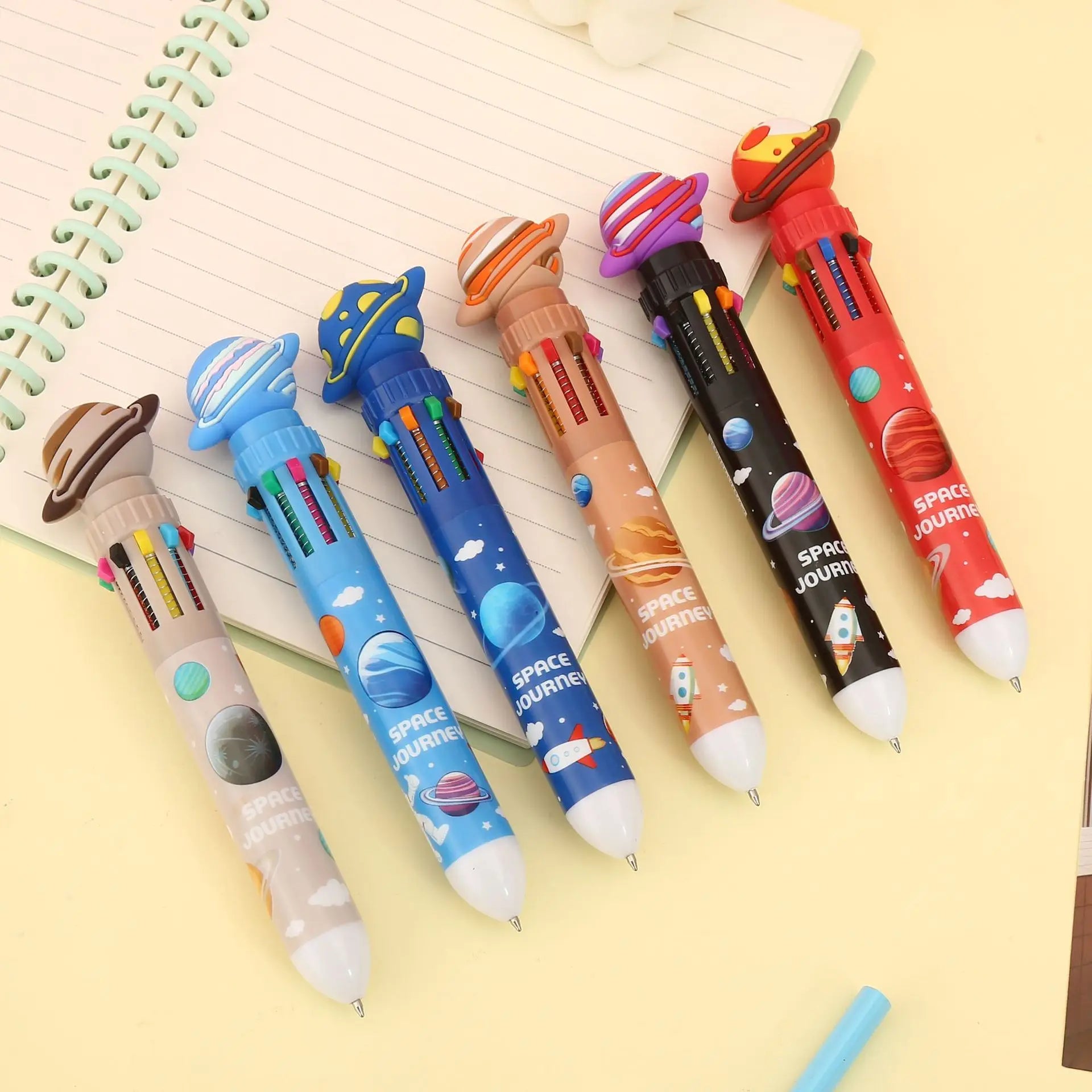 10-Color Astronaut Ballpoint Pen Set