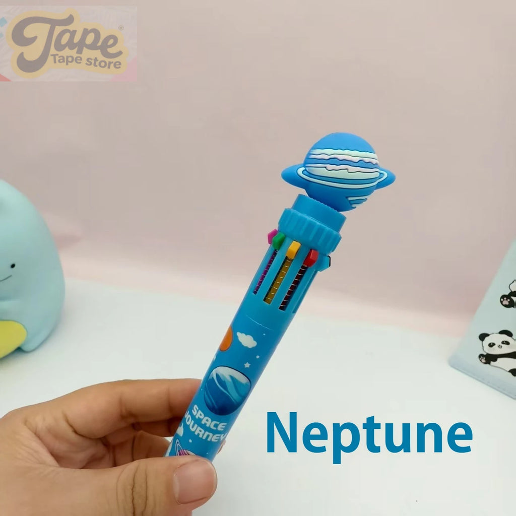 10-Color Astronaut Ballpoint Pen Set