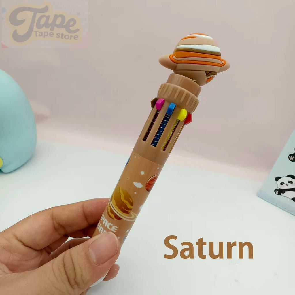 10-Color Astronaut Ballpoint Pen Set