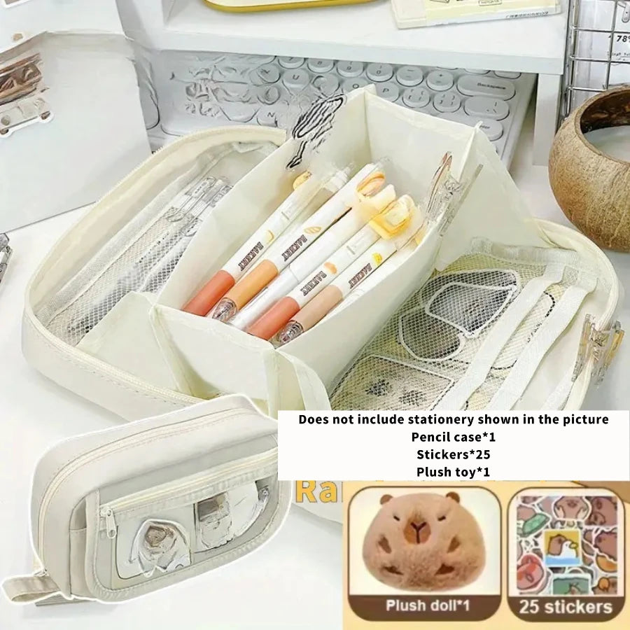 27pcs Large Capacity Pencil Case Set