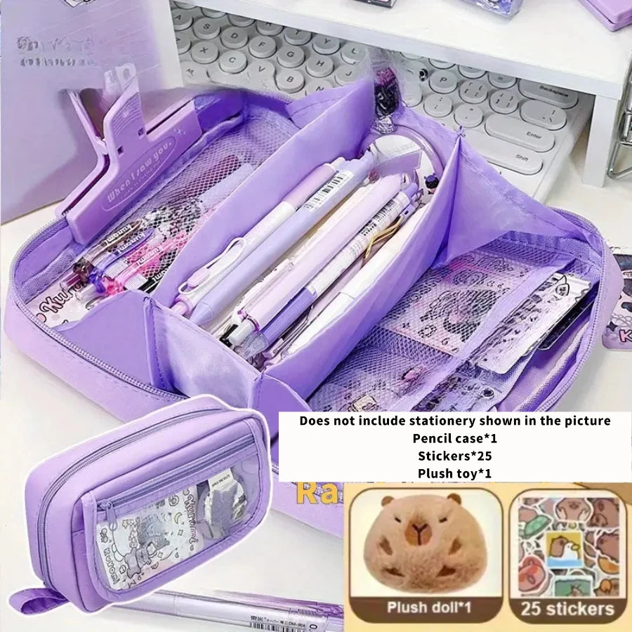 27pcs Large Capacity Pencil Case Set