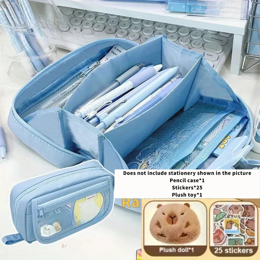 27pcs Large Capacity Pencil Case Set