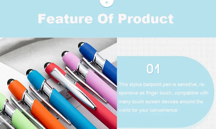 50pcs Metal Stylus Ballpoint Pen Set